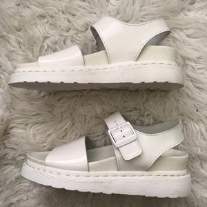 ISO Size 7 US Dr Martens Romi Sandals White